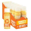 Vive Organic Digest + Imunity Dual- Boost Shot, Cold- Pressed Aloe, Apple Cider, Progories, 2g Fiber, Gluten Free, Vegan, 2 Fl Oz (Pack of 12)