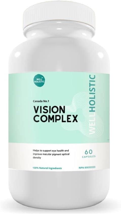 Vision Complex 60 Capsules - Eye Vitamin & Mineral Suplemen, Berisi Lutein, Vitamin C, Quercetin, Bilberry & Citrus Bioaconoid