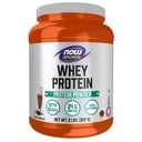 NOW Foods Sports Nutition, Whey Protein, 24 G With BCAAs, Creamy Chocolate Powder, 2- Pound