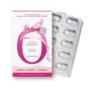 O- Shot (r Vegan Probiotic Vaginal + Prebiotic untuk Perempuan, Ekstrak Cranberry, Root Chicory, PH Vaginal, Tract Uriner, Divalry, Bloating, Non Dairy, Non GMO, Gluten Bebas, 30 Vege- Capsules