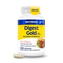 Enzymedica Digest Gold + ATPro, Maximum Power Digetical Enzymes, Helling Digest Large Meals, for Gas and Bloating, 120 Kapsul