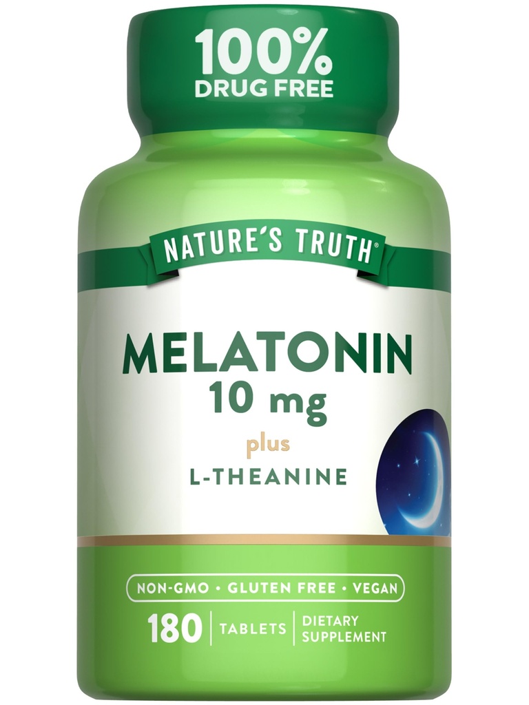 Nature 's Truth Melonatonin Tablet = 10mg 124; 180 Count 124;