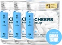 Cheers Relief 124; Next Morning Aid with Ginger + White Willow Bark 124; Feel Better After Drinking 124; 36 Doses 124; Ginger, White Willow Bark, L- Theanine, Caffeine