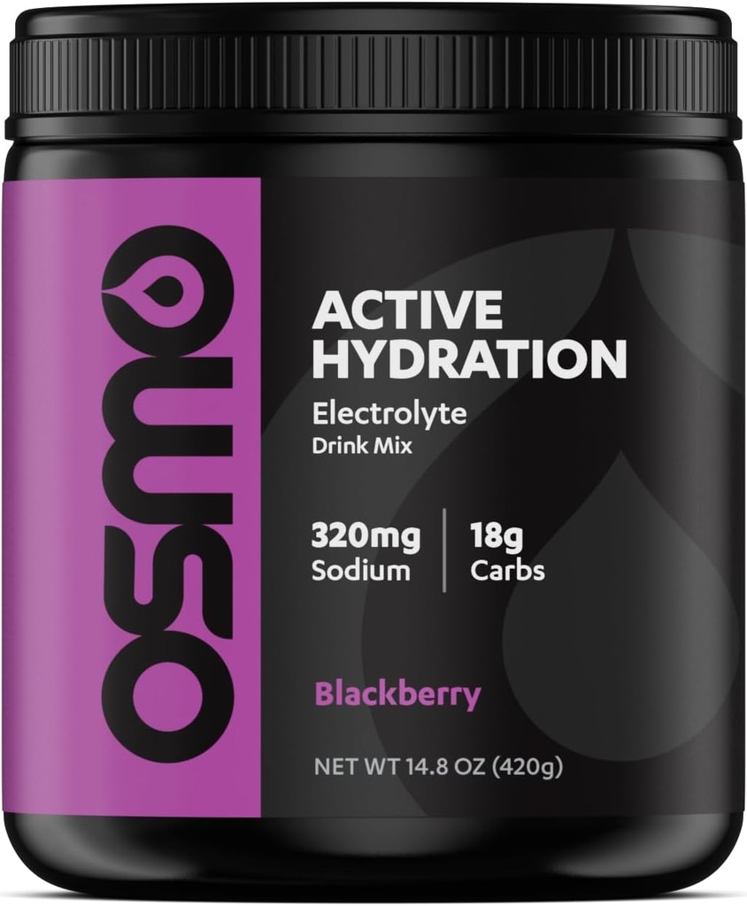 Osmo Aktif Hidration Electrolite Powder (20 Hamba) - Termasuk Sodium, Magnesium, Potasium, Karbs & Vitamin, Mane Sugar - Semua Ingreasi Natural, 3X Hidration Lebih Cepat, Boosts Power & Endurance