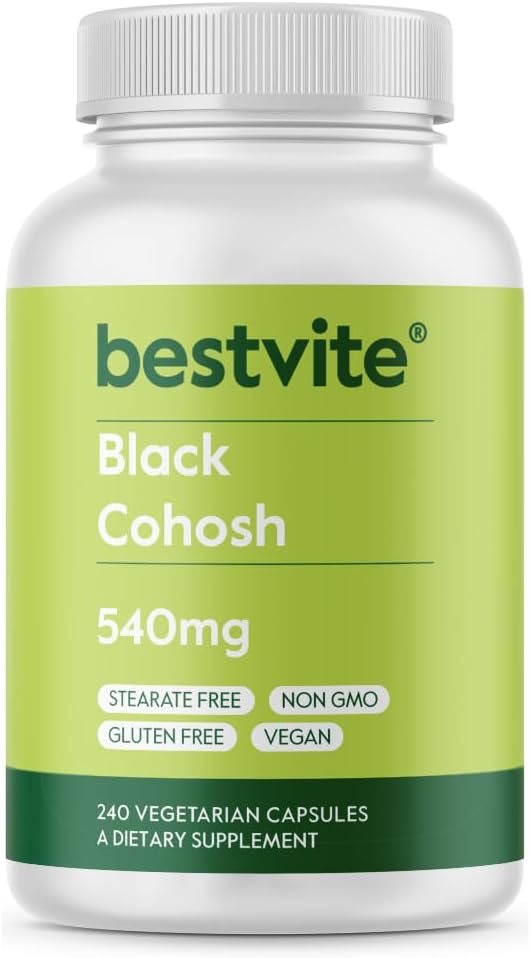 Selain itu Black Cohosh 540mg (240 Kapsul Vegetarian)