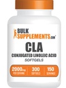 BulkSuplements.com menghantarkan Linoleic Acital Softgels - CLA Suffies, CLA 2000mg, CLA Safflower Capsules, CLA Rolls - 2 CLA Softgels per Serving, 150- Day Suppply, 300 Softgels