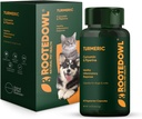 Rooted Owl Turmeric - Turmeric Suplemen untuk Anjing dan Kucing - dengan Curcumin, Piperine dan Vitamin C untuk Relief Inflamasi - 60 / ct