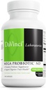 DAVINCI Labs Mega Probiotic ND - Non- Dairy Probiotic Support Gut, Digetical & Brain Health * - Gut Suplemen Kesehatan Kesehatan dengan Kompleks Tidak-Dairy * - 120 Vegetarian Caps