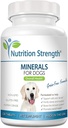 Mineral untuk Anjing, Dukung Sel & Nerves, Membentuk Bones & Otot, Procure Overall Health dengan Kalsium, Posfor, Magnesium, Potasium, Selenium, Besi, Zinc, 120 Tablet Chewable