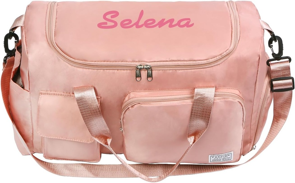 Travel pribadi Duffle Bag untuk Perempuan: kompartemen Multi- tahan air dengan Tali Bahu, Hadiah untuk Penjelajah Kekasih