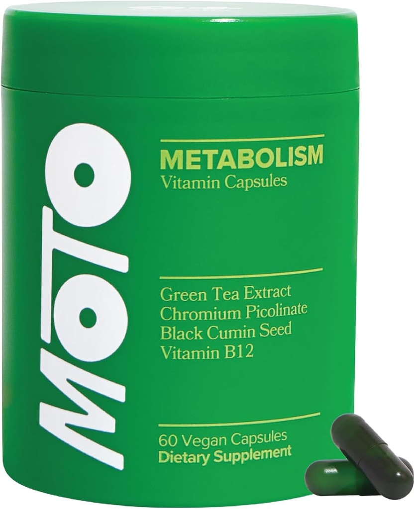O Positiv Moto Women 's Metabolism Dukung - Energi, Kerangka Curab, Metabolisme Sehat - Vegan Kapsul, 30 Hamba