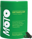 O Positiv Moto Women 's Metabolism Dukung - Energi, Kerangka Curab, Metabolisme Sehat - Vegan Kapsul, 30 Hamba