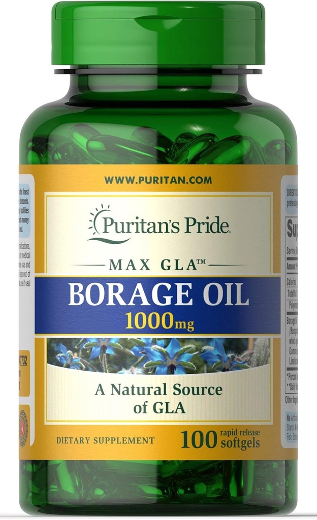 Puritan Pride Borage Oil, 1 Gram