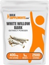 BulkSuplements.com Busur Ekstrak Willow Putih - Herbal Tambahan, Bubuk Willow Bark Putih - Gluten Bebas, 400 mg per Serving, 1kg (2.2 pon) (Paket 1)