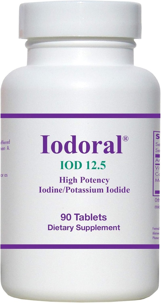 OPTIMOX Iodoral High Potency Potasium Iodide Thyroid Supplemen Dukungan