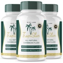 Tropislim, Tropislim All Natural Caribine Flush, Weight Loses Suplement, Tropislim Slimming Capsules for Women, Healthy Lifestyle + Leaner Physique, Tropical Review (180 Capsules)