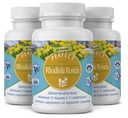 Suplemen Sempurna Rhodiola Rosea - 60 Kapsul - Suplemen Adaptogen Alam - Meningkatkan Energi - Lebih Baik Fokus - 3 Pack