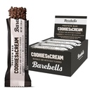 Barebells Protein Bars Cookies & Cream - 12 Count, 20g High Protein Treat - Chocolate Nutrection Bar dengan 1g Total Sugars - On- TheGo Breakfast or Posttout Snack