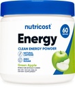 Kompleks Energi Nukloss (Apel Hijau) (60 Pelayan) - Bubuk Energi Bersih, Suplemen Dieter 300 g