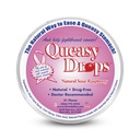 Three Lollies Queasy Drops - Sour Raspberry Flavor - Travel Sickness & Nausea Relief, Soothes Stomach & Dry Mouth, Natural Ingreations - 21 ct