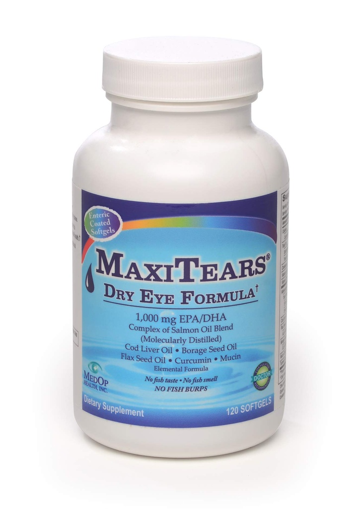 MedOp MaxTears ® Dry Eye Formula 120 softgels, 1 bottle