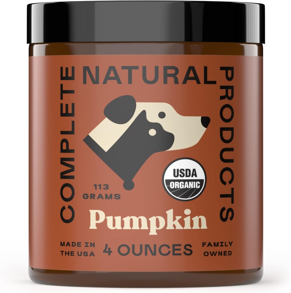 Complete Natural Product Organic Pumpkin Powder for Pets - 4oz