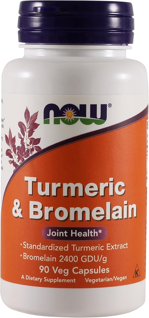 Sekarang Makanan - Turmeric & Bromelain Joint Health - 90 Vegetarian Capsules