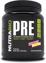 NutraBio Pre Workout Powder - Old Formula - Substayed Energy, Mental Focus, Endurance - Beta Alanine, Cretine, Caffeine, Electrolytes - 20 Servings - Raspberry Lemonade