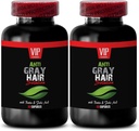 Towder Biotin murni - Solusi Rambut Abu-abu - Anti rumus rambut abu-abu, pil rambut abu-abu, larutan rambut abu-abu, suplemen rambut abu-abu untuk membalikkan, rambut abu-abu terbalik - 2B 120 Caps