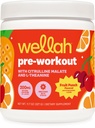 Wellah Pre-Workout Minum Mix (Fruit Punch Flavored, 30 Pelayan) - dengan Citruline Malate dan L-Theanine, 200mg Kafeine Alam & 100mg Beta- Alanine