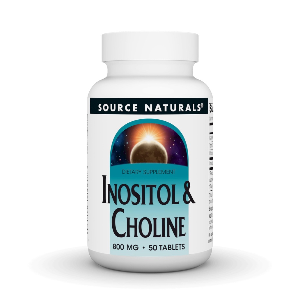 Sumber Fungsi Inositol & Choline 800 mg Mendukung Fungsi Nerve Sehat - 50 Tablet