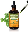 Herb Pharm Certified Organic Peppermint Spirit Liquid Extract Digetsy Dukungan Bluend - 4 Ounce (DPEP04)