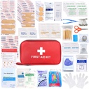 Pertama Aid Kit 194 Piece Emergency Kits for Hiring Camping Trauma Kit for Boat Vehicle Compact Aid Kit for Home Car Travel Outdoor Survival