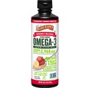 Barlean Vegan Omega 3 6 9 Flaxseed Oil Liquid Suplement, Strawberry Banana Smoothie, Flax Seeds Oil dengan 2.968 mg ALA Fatty Acid, Non- GMO dan Gluten Free, 16 oz