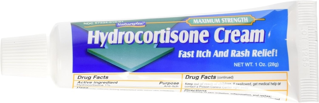 Natureplex Hydrocortisone 1% Cream, 1 Ounce (Paket 3)