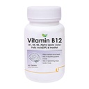 Venem Nutraceuticals Vitamin B12 dengan B1, B5, B9, B9 (Jimat Folic Acid ALA & Inositol Suplemen 124; Manajemen Energi 124; Antioksidant 124; 60 tablet
