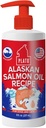 PLATO Wild Alaska Salmon Oil Kibble Topper - Boost Dog Food with Omega 3 & 6 Fatty Acids - For Healthy Skin & Coat - 8 ons