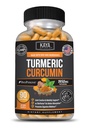 Kaya turmeric platinum, 60 Count Capsules, Bioperine, Premium Dukungan dengan 95% Standardisasi Curcuminoid - 60 Capsules