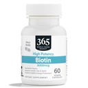 365 by Whole Foods Market, High- Potency Biotin 5000mcg, Vegan, 60 Count
