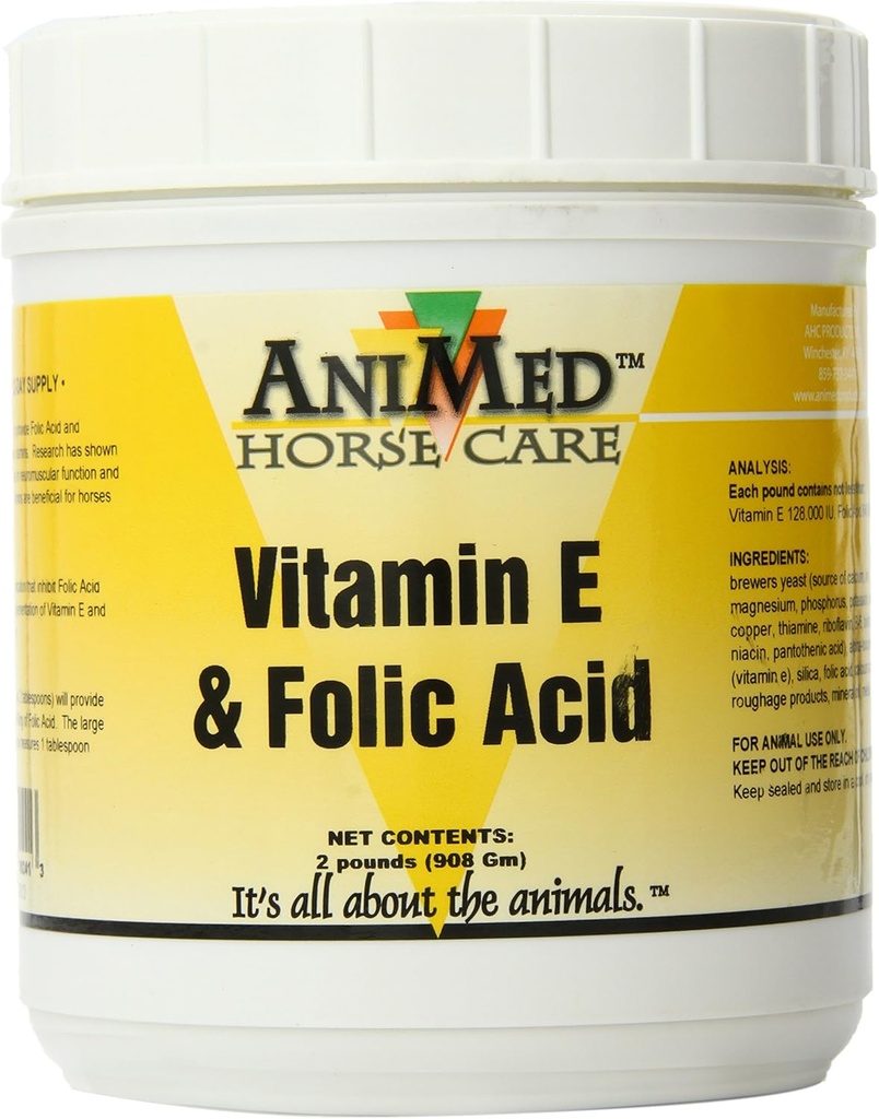 Animed Vitamin E Folic Acid (2 lb)