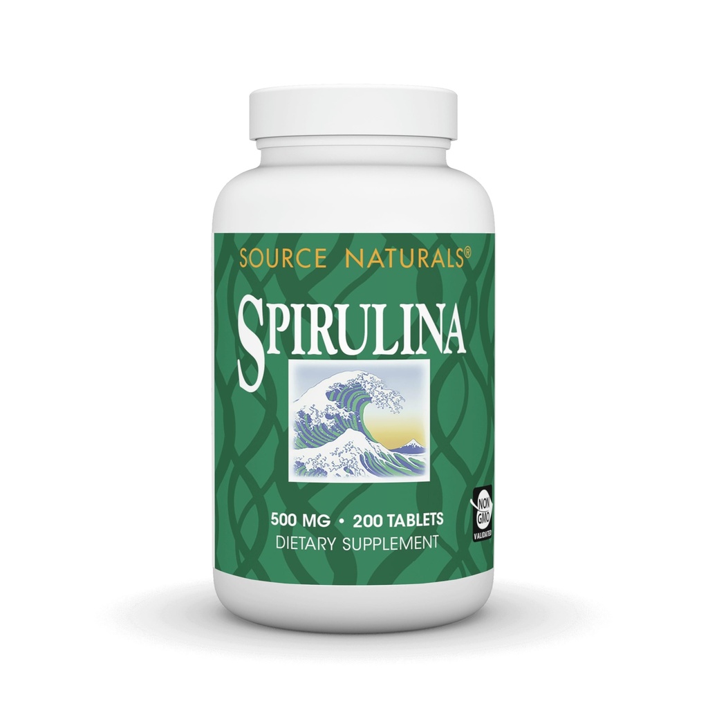 Sumber Spirulina - untuk Dukungan Sistem Imune - 200 Tablet