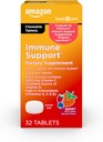 Perawatan Dasar - Tambahan Dukungan Imune, Berry Chew Tablet, sumber yang sangat baik dari tubuh - penting sinar matahari Vitamin D, 32 Count