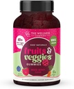 The Wellness Company Kids Fruals & Veggie Gummies - Daily Nutition Dukung 126; 60ct (1 Pasokan Bulan)