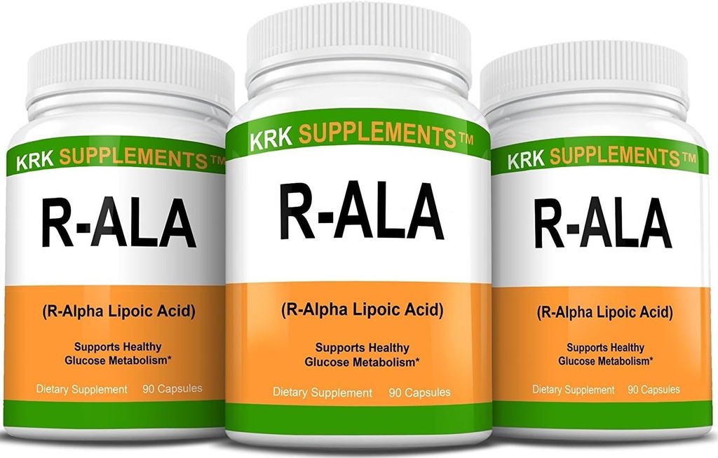 3 Botol R-ALA R- Alpha Lipoic Acid 200mg 270 Total Kapsul