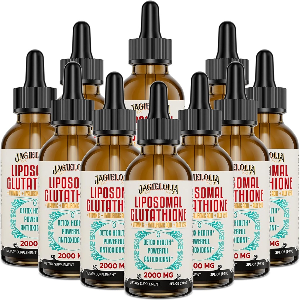 Liquid Liquid 2000MG Liquid Liquid Liquid Liquid - Antioxidant Detox Suplement for Women & Men, Aging Defense, Liver Function & Energy, with Hyaluronic Acid + Aloe + Vitamin C, Natural & Vegan, 20 FL.OZ