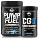 PMD Sports Ultra Pump Fuel Insanity - Pra Cherry Bombsicle (30 Servings) Olahraga CG5 Premium Creatine dan L- Glutamine Powder (60 Servider)