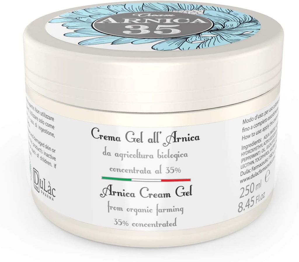 Dulfic - Arnica Cream 8.45 Fl Oz Rich dalam Ekstrak Organik Arnica Montana, Arnica Bruise Cream Extra Kekuatan Juga Ideal untuk Muscle and Joint Relief, Swelling and Edema