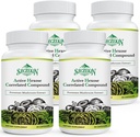 Senyawa Terpadu Aktif Hexose 1500 mg Suplemen, Ekstrak Mulhroom Alami 8, Sistem Ammune, Fungsi Hati, Pembunuh Alam dan Aktivitas T, 360 Veggie Capsules