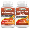 Terbaik D-Mannose 1500 mg & Magnesium Oxide 500 mg