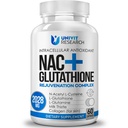 Advanced Complex-NAC Tambahan (N-Acetyl L-Cysteine) 600mg dengan L-Glutathione 500mg dan Milk Thistle Extract-PowerAntioksidant- Detox Fungsi Imune Dukungan Kesehatan Respiratory - Promites Liver Kidney Detox